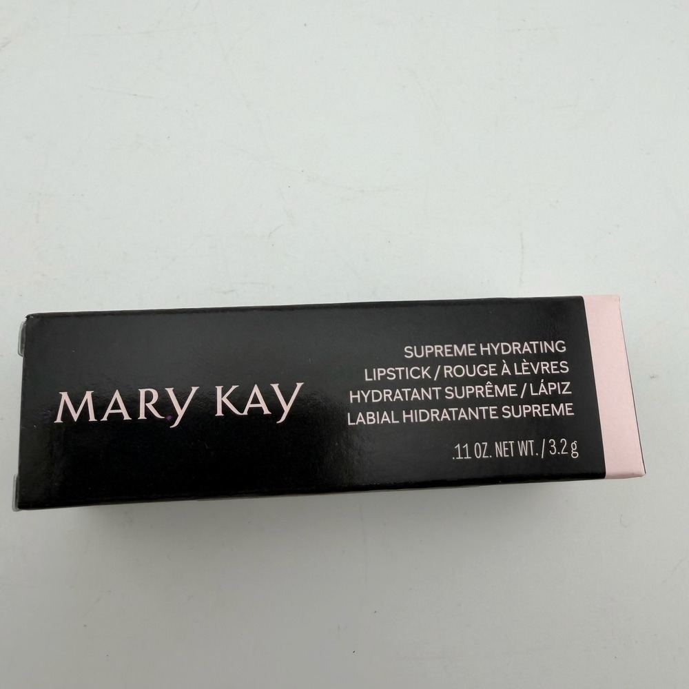 Mary Kay Supreme Hydrating Lipstick 0.11oz‎ Festive Pink NIB Moisturizing 155218
